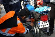 ببینید |اجرای طرح آموزش و ارائه تجهیزات ایمنی به کاربران جاده ای (راکبان موتور سیکلت)در شهرستان بروجرد