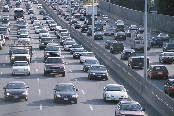 ترافیک سنگین در آزادراه کرج – قزوین/ترافیک سنگین در محور شهریار – تهران