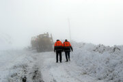 عملیات برف روبی در گردنه کشکمیر استان کرمانشاه