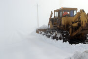 عملیات برف روبی در گردنه کشکمیر استان کرمانشاه