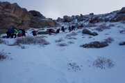 صعود کوهنوردان وزارت راه و شهرسازی به قله ۴۰۵۰ متری تفتان در استان سیستان و بلوچستان