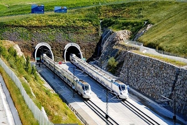 برگزاری مانور مدیریت بحران و پدافند غیر عامل در تونل ریلی قطار تهران-تبریز تونل ریلی