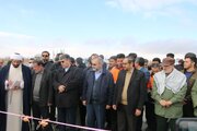 آئین افتتاح پروژه های ساخت راه‌های روستایی «میلاجرد به سلوکلو» و «کوت آباد به چاپار»