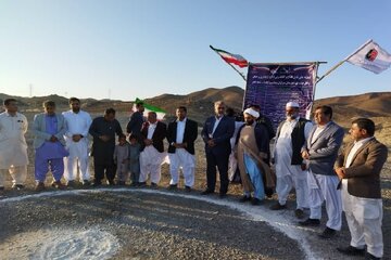 افتتاح و کلنگ‌زنی ۷ پروژه روستایی در بخش بم پشت شهرستان سراوان