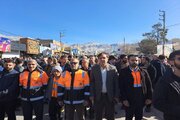 حضور راهداران ایلام در راهپیمایی 22 بهمن