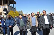 ببینید/ حضور مدیران و کارکنان ادارهکل راه و شهرسازی استان اصفهان در راهپیمایی 22 بهمن