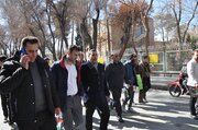 ببینید/ حضور مدیران و کارکنان ادارهکل راه و شهرسازی استان اصفهان در راهپیمایی 22 بهمن