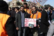 ببینید/حضور پرشور کارکنان راهداری و حمل ونقل جاده ای لرستان در راهپیمایی ۲۲ بهمن
