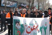 ببینید/حضور پرشور کارکنان راهداری و حمل ونقل جاده ای لرستان در راهپیمایی ۲۲ بهمن