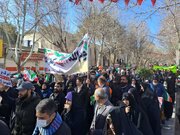 ببينيد/ حضور مديران و كاركنان اداره كل راهداري و حمل و نقل جاده اي استان اصفهان در راهپيمائي 22 بهمن