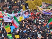 ببينيد/ حضور مديران و كاركنان اداره كل راهداري و حمل و نقل جاده اي استان اصفهان در راهپيمائي 22 بهمن