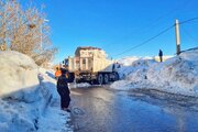 ببینید|ادامه روند حضور راهداران و ماشین آلات راهداری استان خوزستان برای برف روبی شهرستان کوهرنگ