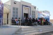 آیین بهره برداری از نمازخانه بین راهی کهورک (محورزاهدان،بم) سیستان و بلوچستان با دستور وزیر راه و شهرسازی بصورت ویدئو کنفرانس