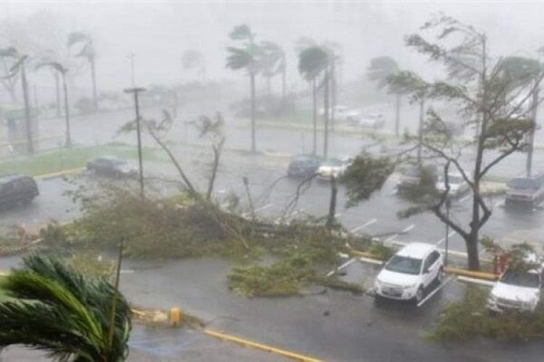 هشدار سازمان هواشناسی برای بارش شدید باران و وقوع تندبادهای لحظهای مخاطرات جوی تندباد طوفان بارش باران باد