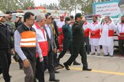 برگزاری مانور اجرای طرح نوروزی با حضور دستگاه‌های امداد و نجات جاده ای استان سیستان و بلوچستان