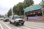 برگزاری مانور اجرای طرح نوروزی با حضور دستگاه‌های امداد و نجات جاده ای استان سیستان و بلوچستان