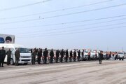 ببینید|برگزاری رزمایش طرح ترافیکی انتظامی زمستان ۱۴۰۱ استان با حضور واحدهای انتظامی، ترافیکی، امدادی و خدمات رسان