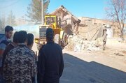ببینید/ تلاش عوامل یگان حفاظت استان اصفهان در رفع تصرف اراضی ملی