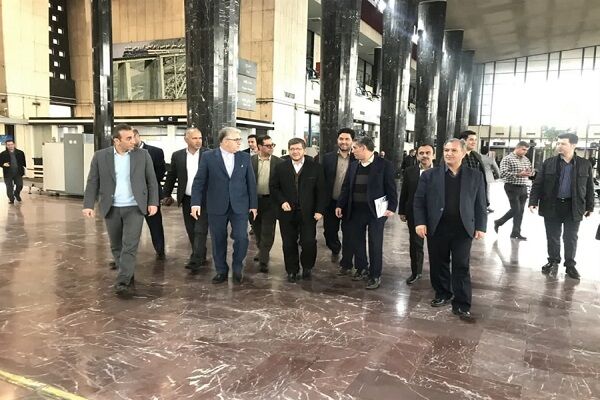 بازدید معاون هماهنگی امور عمرانی استاندار آذربایجان شرقی و مدیر کل راه و شهرسازی از ایستگاه راه آهن تبریز بازدید