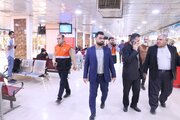 ببینید|بازدید مدیر کل راهداری و حمل ونقل جاده ای خوزستان از پایانه مسافری سیاحت