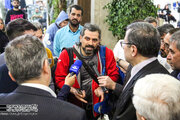 ببینید | بازدید معاون حمل و نقل وزیر راه و شهرسازی از پایانه مسافربری و فرودگاه مهرآباد