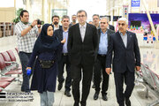 ببینید | بازدید معاون حمل و نقل وزیر راه و شهرسازی از پایانه مسافربری و فرودگاه مهرآباد