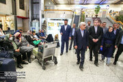 ببینید | بازدید معاون حمل و نقل وزیر راه و شهرسازی از پایانه مسافربری و فرودگاه مهرآباد