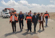ببینید/بازدید مدیرکل مدیریت بحران خراسان جنوبی و مدیرکل راهداری و حمل و نقل جاده ای از محل سانحه تصادف اتوبوس مشهد-زابل و عیادت از حادثه دیدگان