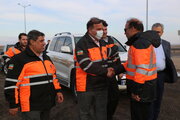 دیدار نوروزی مهندس داریوش امانی معاون وزیر و رییس سازمان راهداری و حمل و نقل جاده ای با راهداران استان قزوین