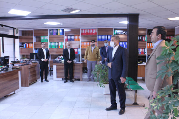 بازدید مدیر کل راه و شهرسازی خراسان رضوی از واحدهای اداره کل استان بازدیدمدیرکل از واحدهای اداره کل