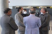 بازدیدنوروزی مدیرکل ورئیس شورای هماهنگی راه و شهرسازی خراسان جنوبی از فرودگاه بین المللی بیرجند