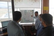 بازدیدنوروزی مدیرکل ورئیس شورای هماهنگی راه و شهرسازی خراسان جنوبی از فرودگاه بین المللی بیرجند