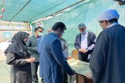 بازدید مدیرکل و معاونین اداره کل راهداری و حمل و نقل جاده ای سیستان و بلوچستان از ایستگاه پویش همراهان سفر ایمن