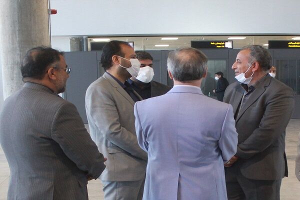 بازدید مدیرکل و رئیس شورای هماهنگی راه و شهرسازی خراسان جنوبی از فرودگاه بین المللی شهید کاوه بیرجند  بزدید فرودگاه بیرجند