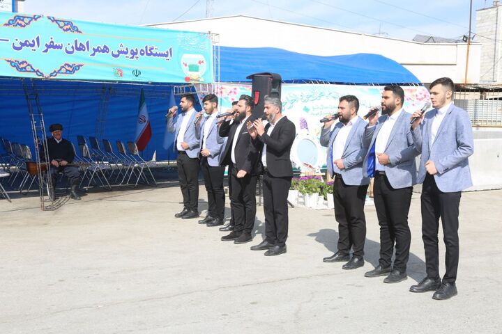 ویدیو| برگزاری برنامه های مذهبی و نمایش های ایمنی در ایستگاههای پویش همراهان سفر ایمن آذربایجان غربی