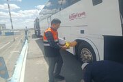 تداوم طرح کنترل و نظارت برناوگان حمل ونقل عمومی جاده ای در روزهای پایانی تعطیلات نوروزی در محورهای مواصلاتی سیستان و بلوچستان