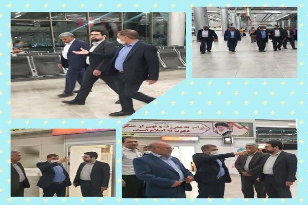 معاون ارزیابی کیفیت سازمان ملی استاندارد ایران از فرودگاه کرمان بازدید کرد بازدید فرودگاه کرمان