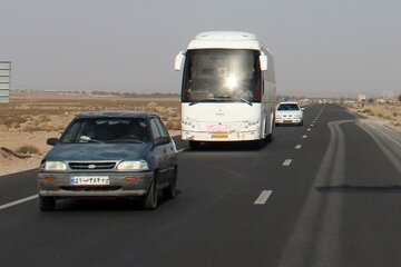 تردد های جاده ای استان كرمان  در نوروز امسال 18 درصد  افزايش داشته است