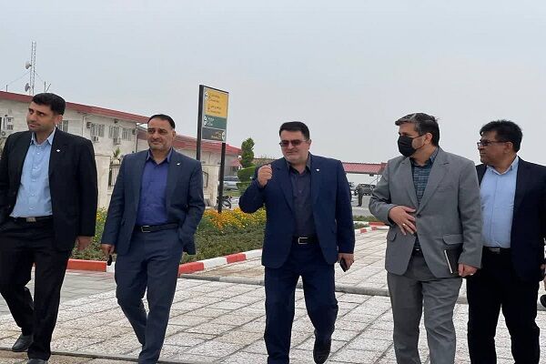 بازدید رئیس شورای هماهنگی دستگاههای تابعه وزارت راه و شهرسازی استان از فرودگاه گرگان بازدید فرودگاه گرگان