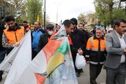 ببینید // حضور پر شور مدیر کل و کارکنان اداره کل راهداری و حمل و نقل جاده ای استان همدان در راهپیمایی روز قدس