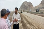 ببینید|بازدید مدیر کل راه و شهرسازی استان سیستان و بلوچستان از عملیات ساخت 10 کیلومتر بزرگراه در محور زاهدان- بم