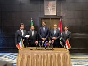 ببینید | مراسم امضای تفاهم نامه مابین کشور ایران و سوریه