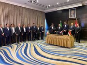 ببینید | مراسم امضای تفاهم نامه مابین کشور ایران و سوریه