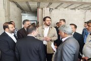 بازدید وزیر راه و شهرسازی از طرح نهضت ملی مسکن شهرستان اندیمشک
