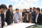 بازدید مشاور وزیر نیرو از پروژه های کوی زنگان زنجان