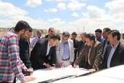 بازدید مشاور وزیر نیرو از پروژه های کوی زنگان زنجان