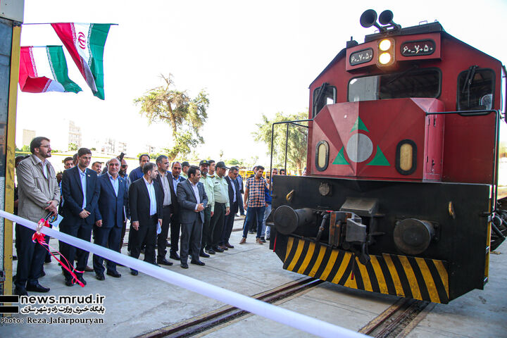 افتتاح مرکز تعمیرات لکوموتیو اهواز ببینید | سفر وزیر راه و شهرسازی به استان خوزستان (2)