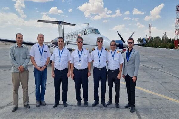 وارسی پروازی سامانه ILS/DME و گراند چک فرودگاه بینالمللی یزد  فرودگاه شیراز