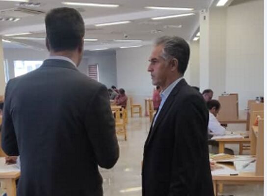 بازدید مدیرکل راه و شهرسازی اسلام از آزمون طراحی- معماری1.PNG
