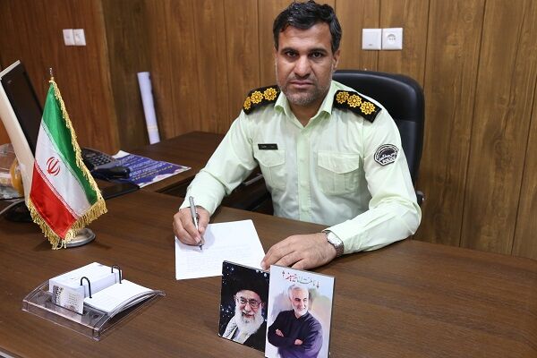 سرهنگ جعفری فرمانده یگان حفاظت اراضی بوشهر